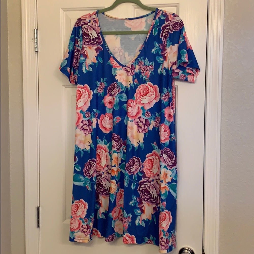 Spring Floral Swing Dress! 🌸🌷With POCKETS!